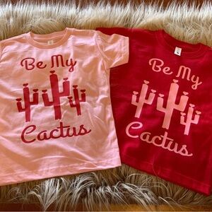 One Of A Kind Western Cactus Valentine’s Tees